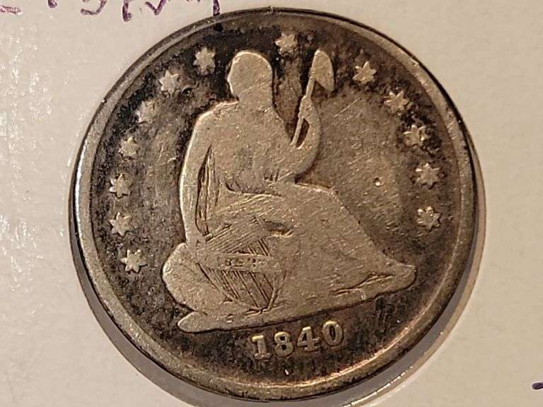 1840-O Liberty Seated Quarter -G