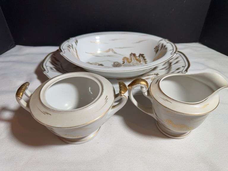 Hand Painted China Serving