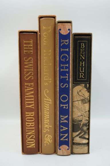 Swiss Family Robinson, Poor Richard's Almanacks, Right of Man and Ben Hur