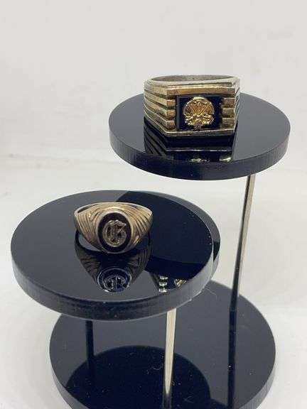 Sterling & 10K Rings