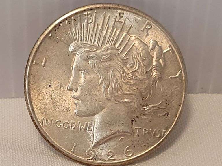 1926-S Peace Dollar - AU