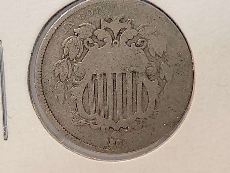 1866 Shield Nickel - AG