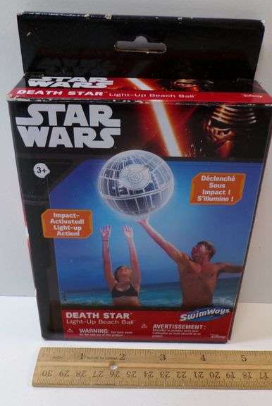 Star Wars Death Star Light-Up Beach Ball - Auction Ohio