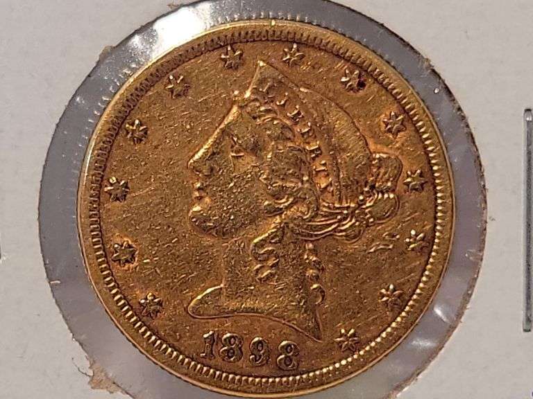 1898-S $5 Gold Liberty Half Eagle