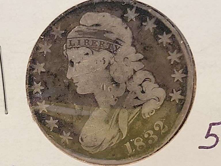 1832 Capped Bust Half -G