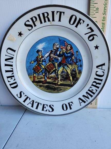 Spirit Of '76 United States Of America Plate Made In Japan 10.25 ...