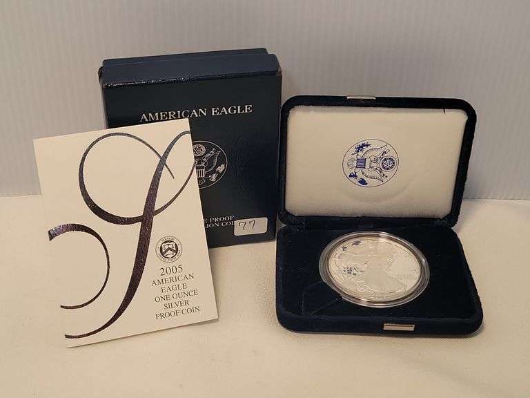 2005-W Proof Silver Eagle w/COA