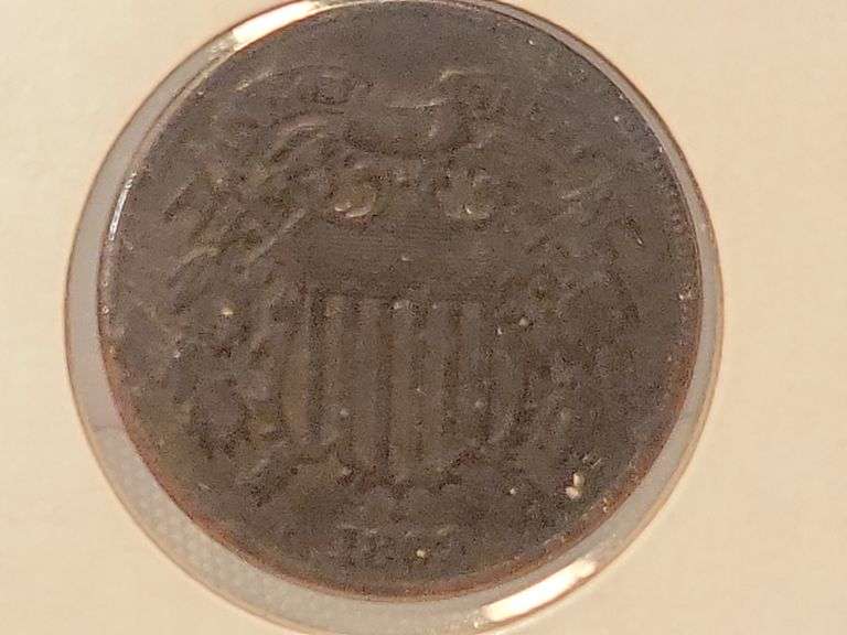 1869 Two-Cent Piece - VG