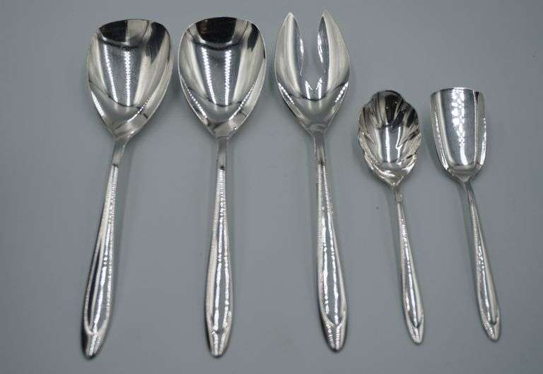 Three Distinct Groups of Vintage Silver and Silver Flatware