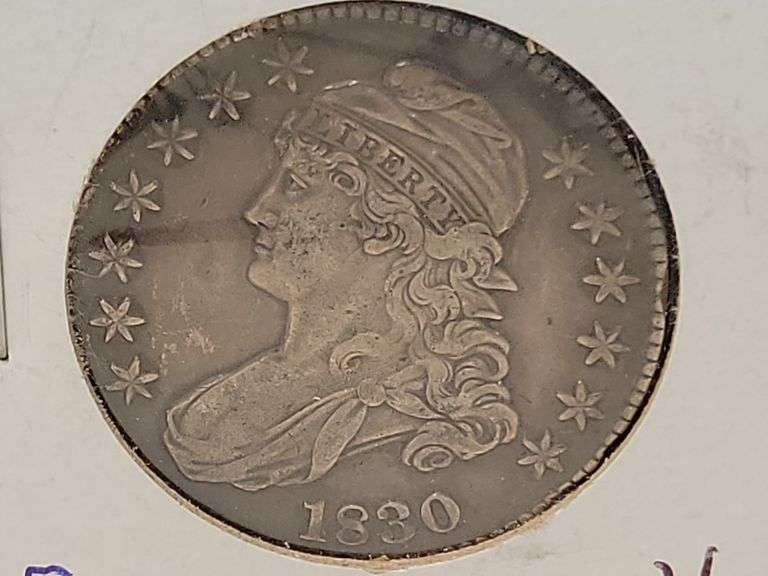 1830 Capped Bust Half -VG