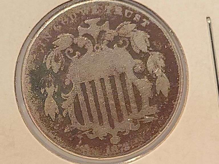 1872 Shield Nickel - VG