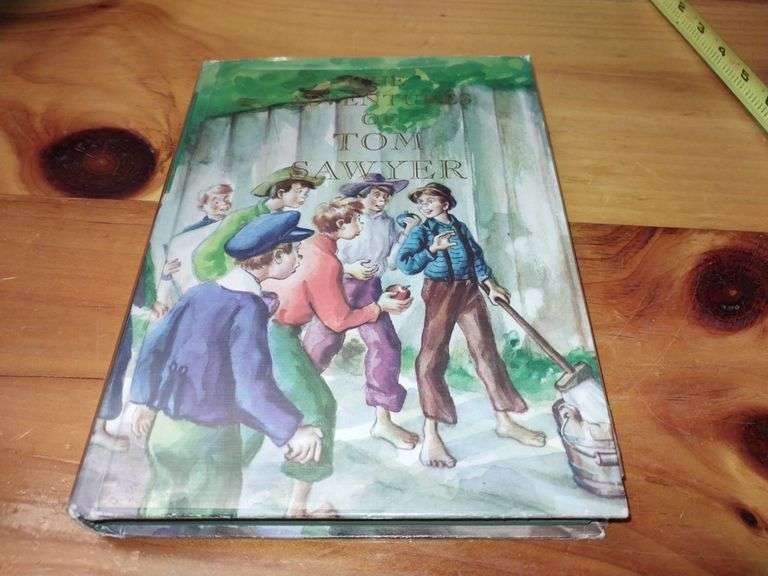 The Adventures of Tom Sawyer by Mark Twain, 1989 Copyright Hardcover ...