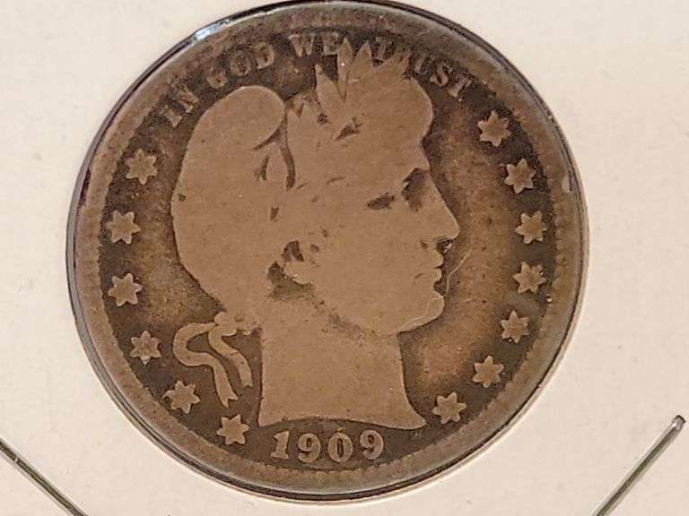 1909-D Barber Quarter - G