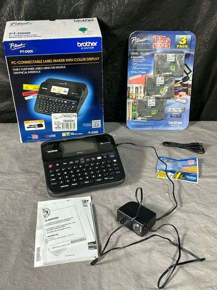 Brother Label Maker & Tape - Auction Ohio