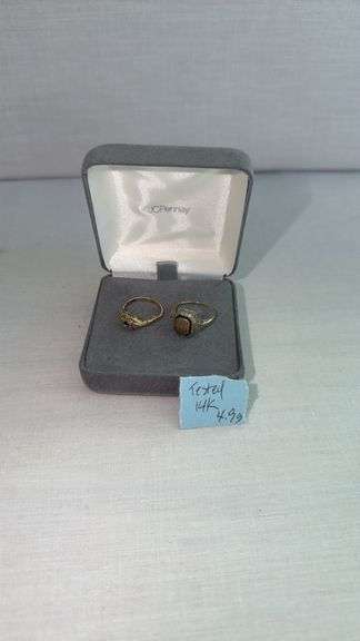 14K Gold Ring Set with Box - Auction Ohio