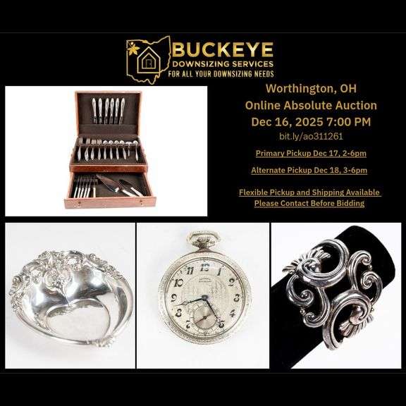 Sterling Silver, Gold, Watches, and Jewelry