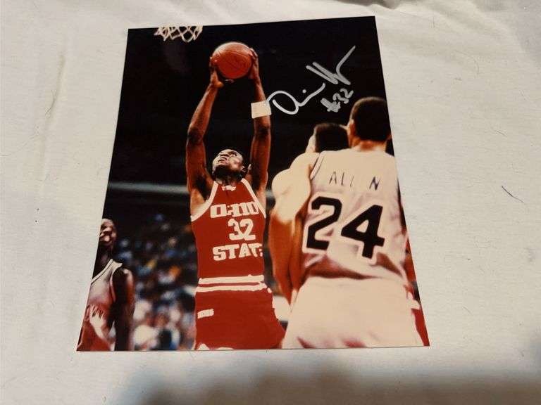 Autographed 8 x 10 of Dennis Hopson
