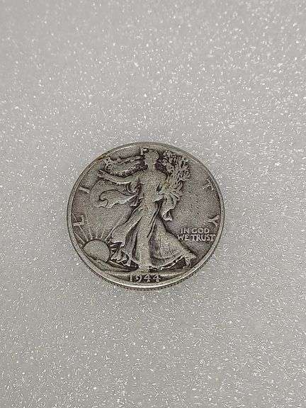 1944 D Mint Walking Liberty Half Dollar