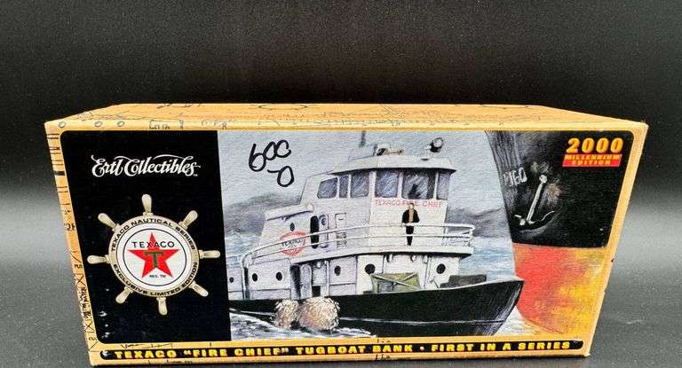 Texaco Fire Chief Tugboat Bank 2000 Millennium Edition