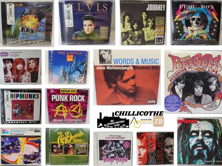 CHILLICOTHE: Black Sabbath, Def Leppard, Elvis, AC/DC, T.Rex, Bruce Springsteen, Bee Gees, Beatles, & More