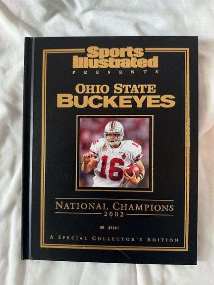 2002 Ohio State buckeye national champion SportsIllustrated collector edition numbered
