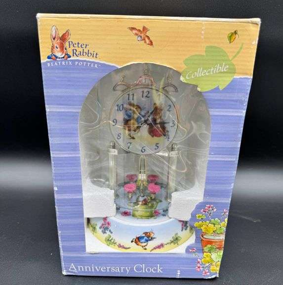 Peter Rabbit Collectible Anniversary Clock by Beatrix Potter