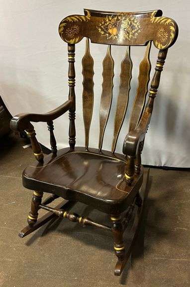 Nichols & Stone Vintage Rocking Chair - Auction Ohio