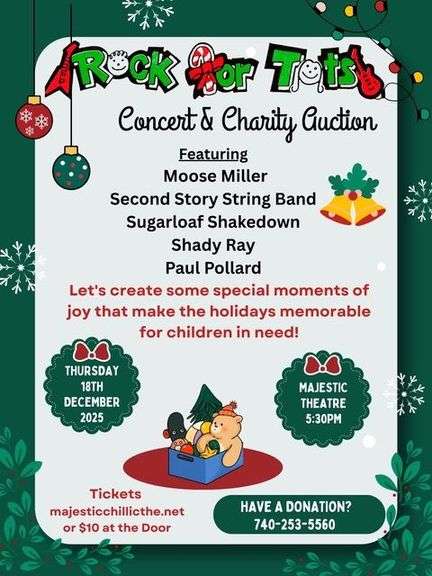 ROCK FOR TOTS 41st Annual Concert & Charity Auction