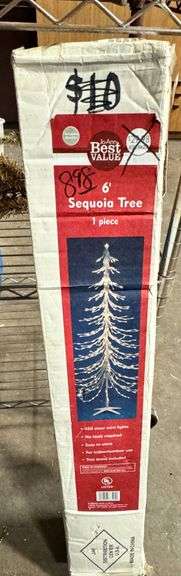 Jo-Ann Sequoia 6-Foot Tree with 450 Clear Mini Lights