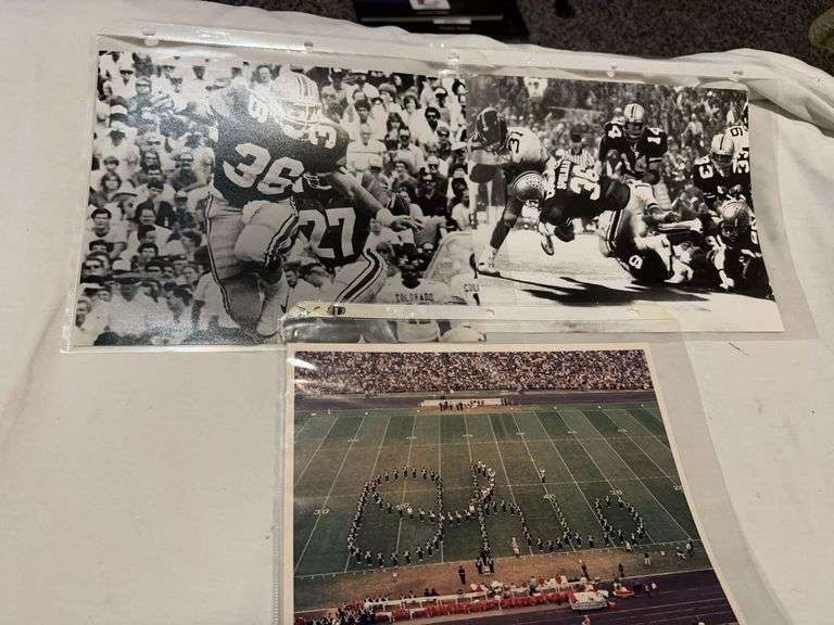 Photos of Chris Spielman, and script Ohio