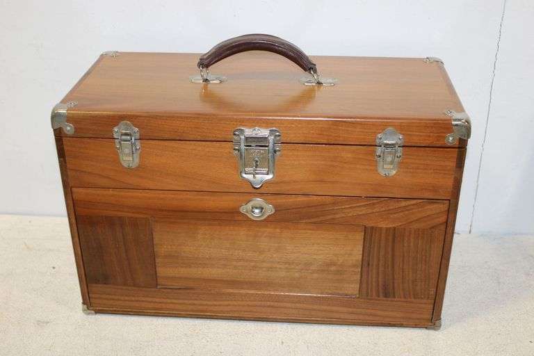H. Gerster & Sons Wooden Tool Case