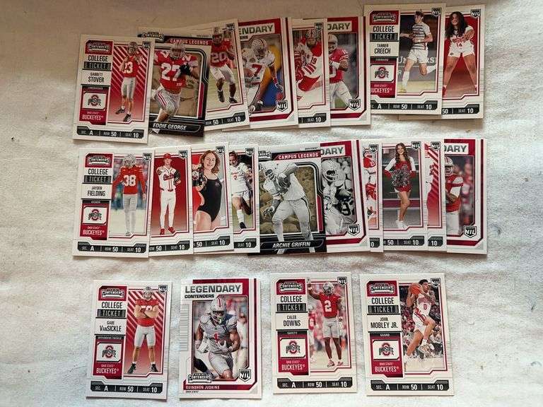 Lot of Panini NIL Ohio State cards.