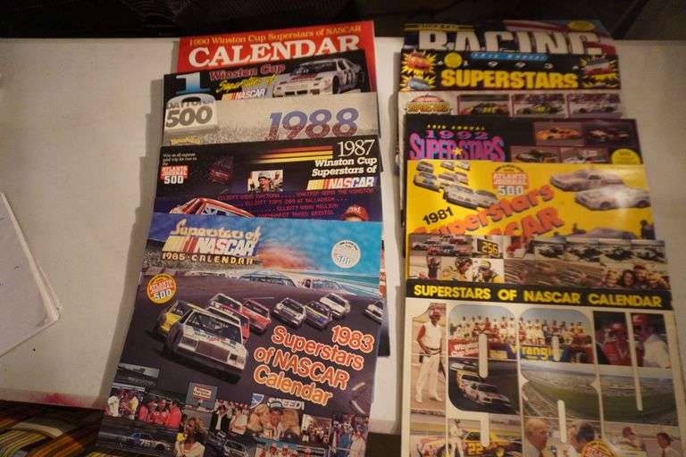 Vintage NASCAR Calendars (1980s-1990s) - Auction Ohio
