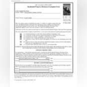 Thumbnail image of Residential Property Disclosure Exemption Form
