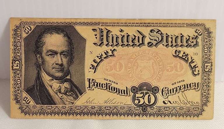 1874-76 50c Fractional Note