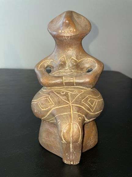 Neolithic clay figurine