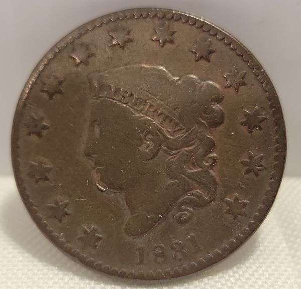 1831 Large Cent -F