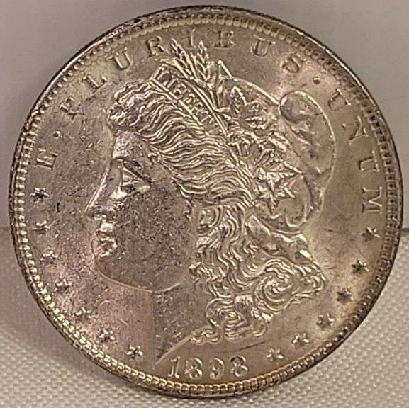 1898 Morgan Silver Dollar - AU