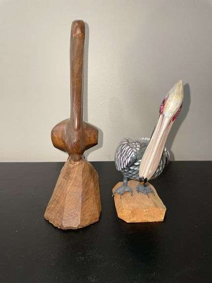 Wooden Pelicans