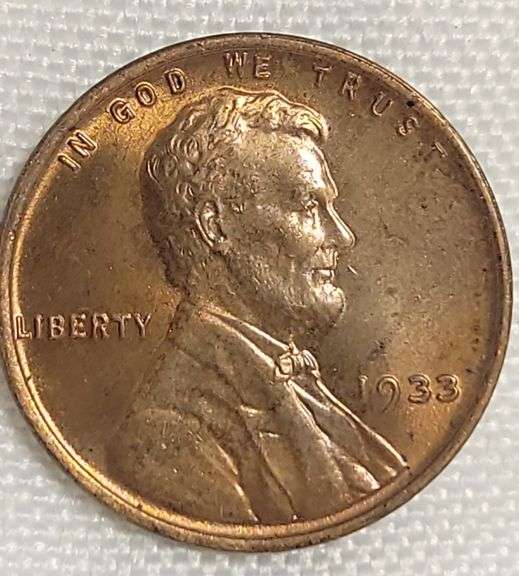 1933 Lincoln Cent - BU