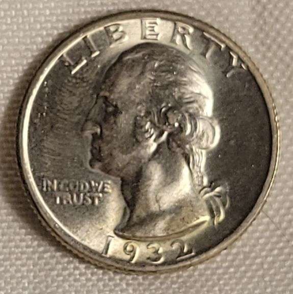 1932 Washington Quarter - BU