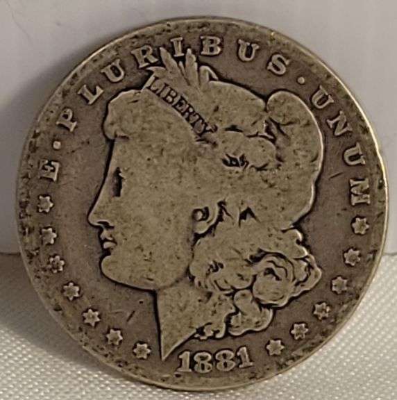 1881 Morgan Silver Dollar-G