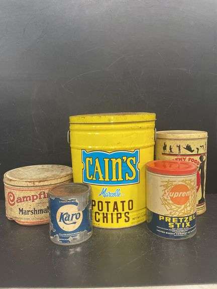 Vintage tins
