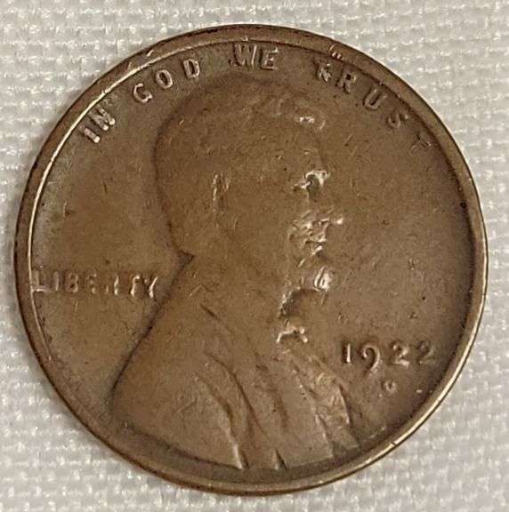 1922-D Lincon Cent - VG