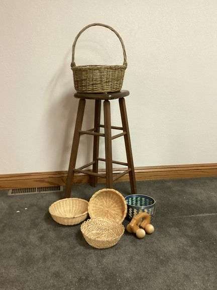 Baskets & Stool
