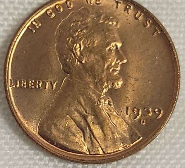 1939-D Lincoln Cent - CH BU