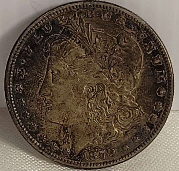 1879-S Morgan Silver Dollar-XF