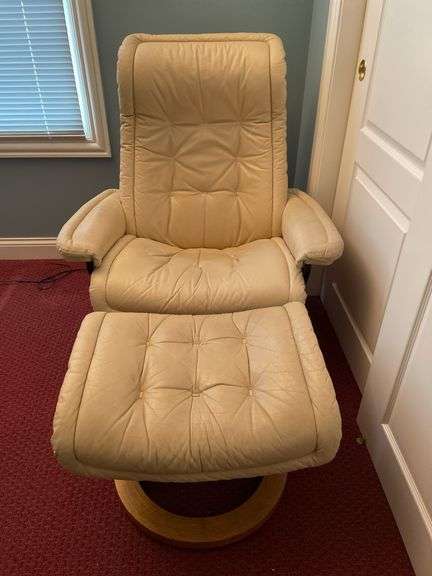 MCM chair and ottoman