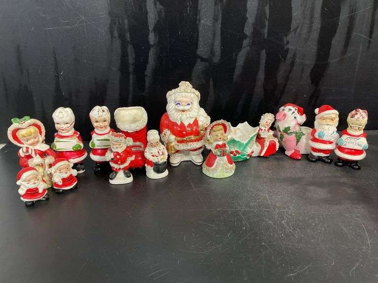 Vintage ceramic Christmas decor