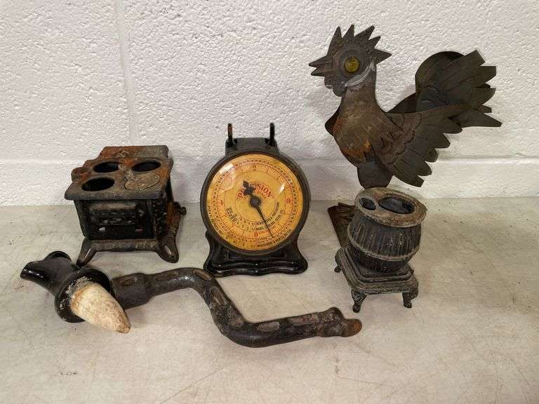 Vintage iron collectibles